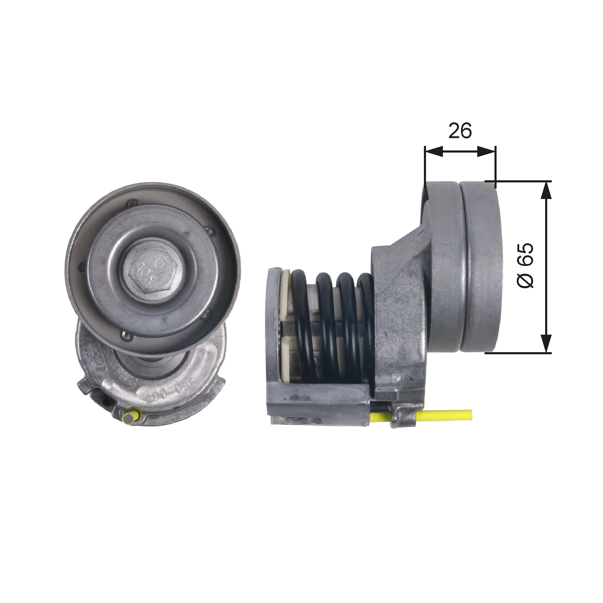 Poulie-tendeur, courroie trapézoïdale à nervures DriveAlign® | GATES