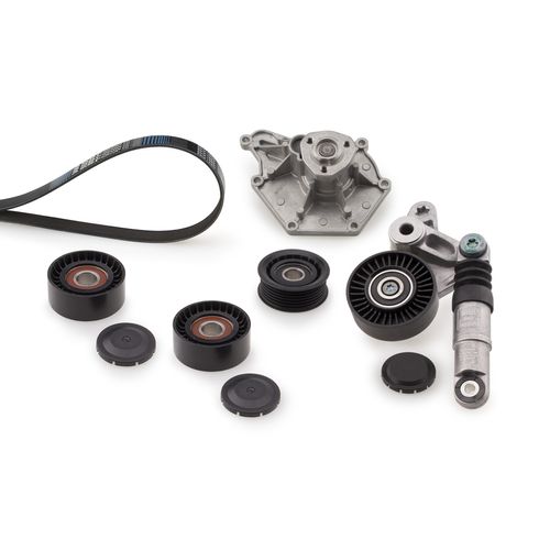 Image du produit pour Pompe à eau+Jeu de courroie trapézoïdale à nervures Micro-V® Kit