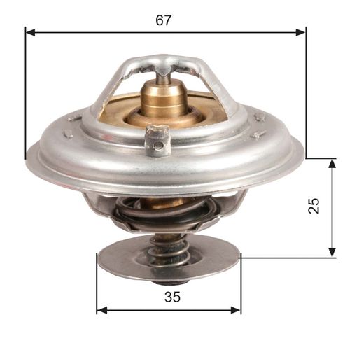 Image du produit pour Thermostat, liqiuide de refroidissement