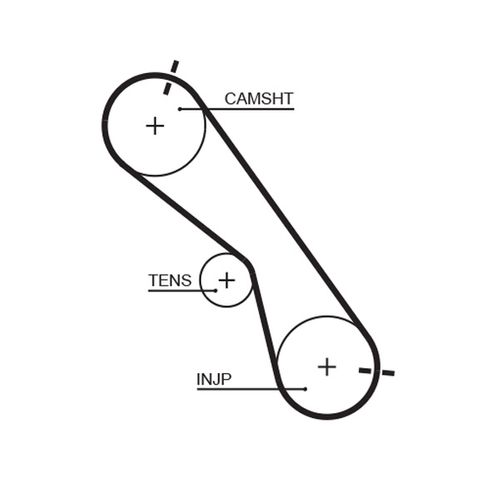 Image du produit pour Courroie crantée PowerGrip®