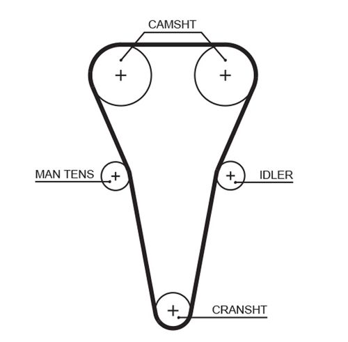 Image du produit pour Courroie crantée PowerGrip®