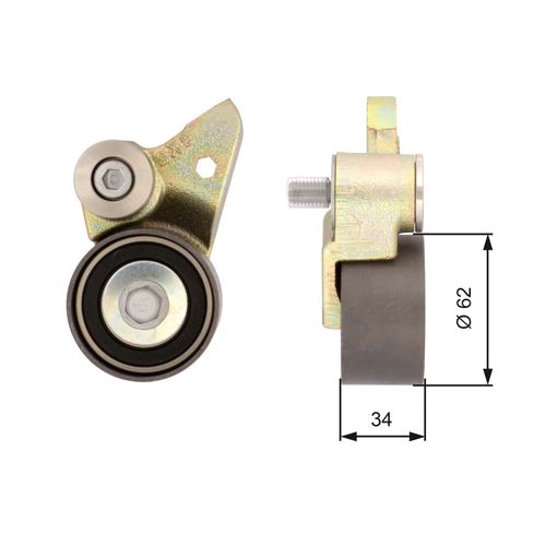 Image du produit pour Poulie-tendeur, courroie crantée PowerGrip®