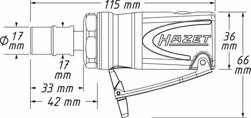 Image du produit pour Ponceuse droite (air comprimé)
