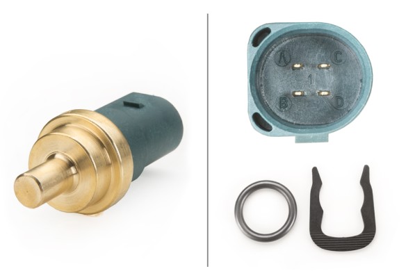 Sonde de température, liquide de refroidissement | HELLA