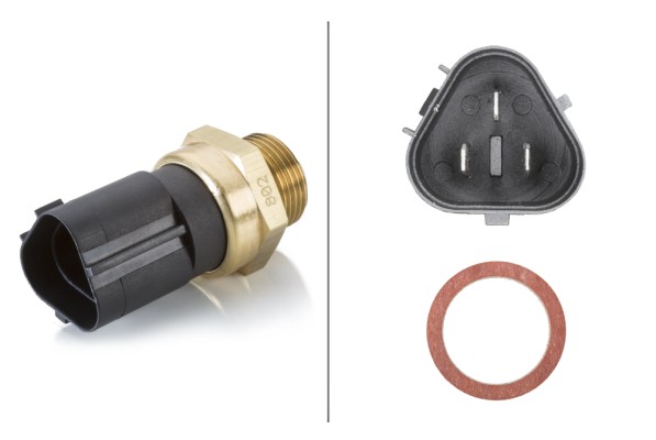 Interrupteur de température, ventilateur de radiateur | HELLA