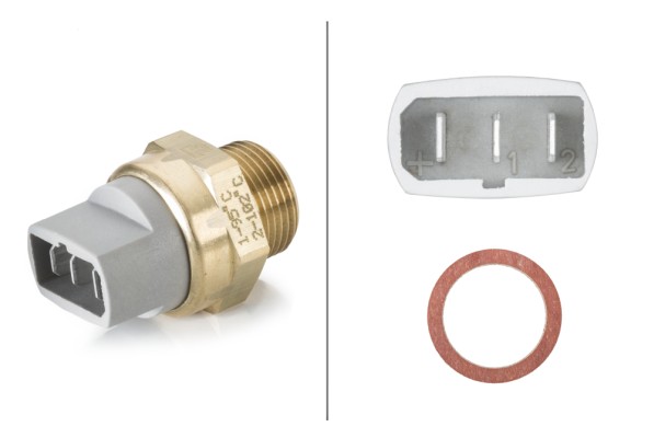 Interrupteur de température, ventilateur de radiateur | HELLA