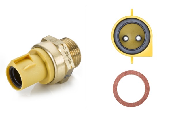 Interrupteur de température, ventilateur de radiateur | HELLA
