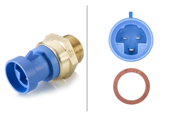 Interrupteur de température, ventilateur de radiateur | HELLA