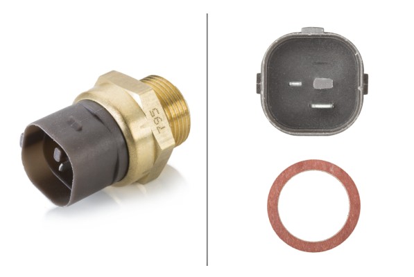 Interrupteur de température, ventilateur de radiateur | HELLA