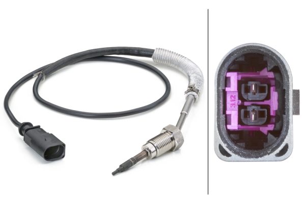 Capteur, température des gaz | HELLA