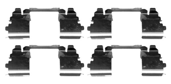 Kit d'accessoires, plaquette de frein à disque | HELLA PAGID