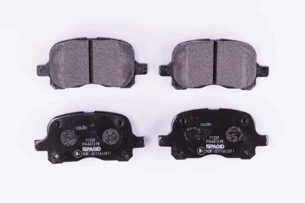 Jeu de 4 plaquettes de frein | HELLA PAGID