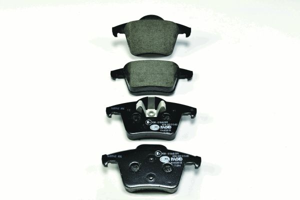 Jeu de 4 plaquettes de frein | HELLA PAGID