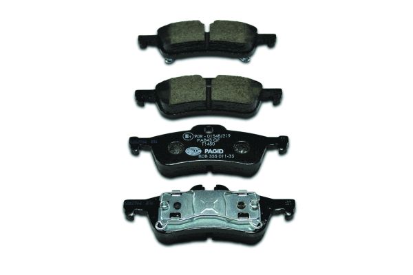 Jeu de 4 plaquettes de frein | HELLA PAGID