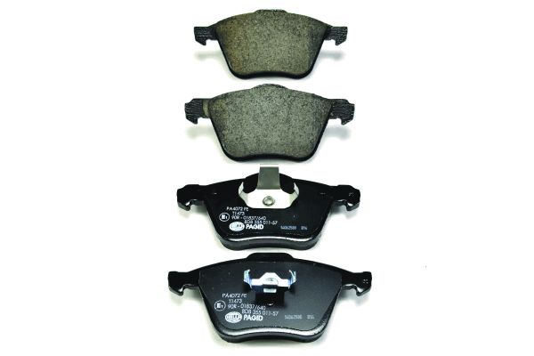 Jeu de 4 plaquettes de frein | HELLA PAGID