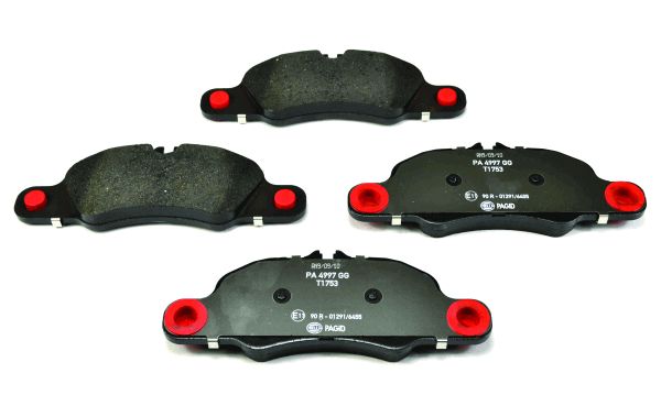 Jeu de 4 plaquettes de frein | HELLA PAGID