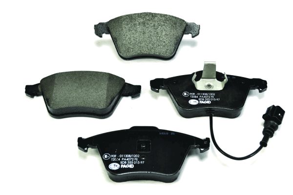 Jeu de 4 plaquettes de frein | HELLA PAGID