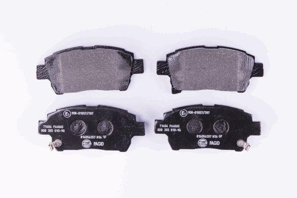 Jeu de 4 plaquettes de frein | HELLA PAGID