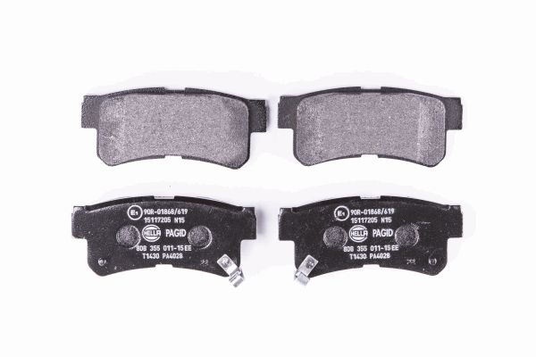 Jeu de 4 plaquettes de frein | HELLA PAGID