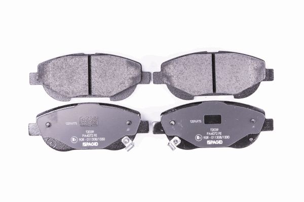 Jeu de 4 plaquettes de frein | HELLA PAGID