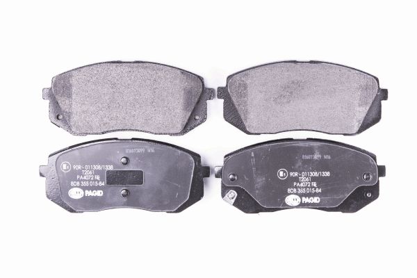 Jeu de 4 plaquettes de frein | HELLA PAGID