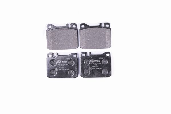 Jeu de 4 plaquettes de frein | HELLA PAGID