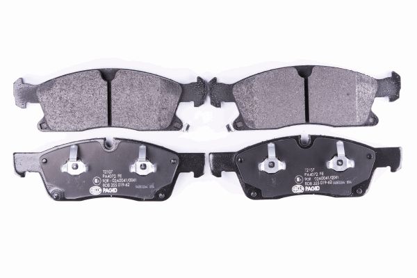 Jeu de 4 plaquettes de frein | HELLA PAGID