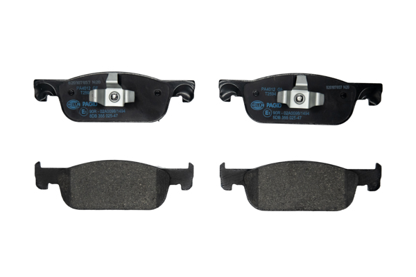 Jeu de 4 plaquettes de frein | HELLA PAGID