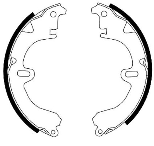 Image du produit pour Jeu de mâchoires de frein