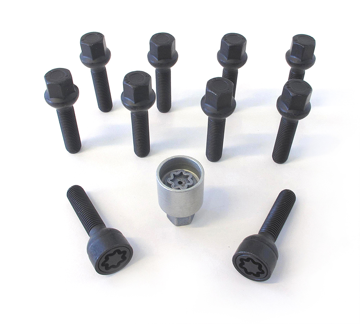 Vis de roue Radschraube M12x1,5 Kugelbund R12 mm | HR