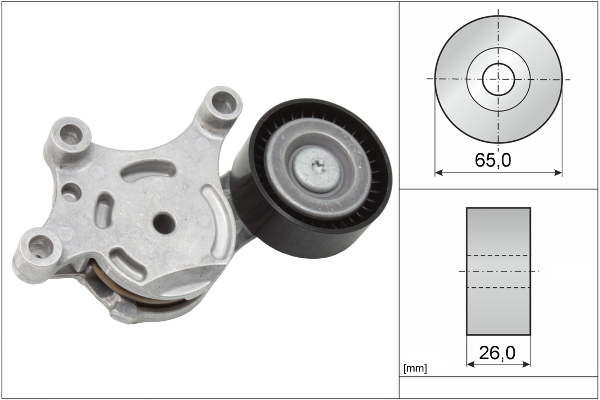 Tendeur, courroie trapézoïdale à nervures | INA