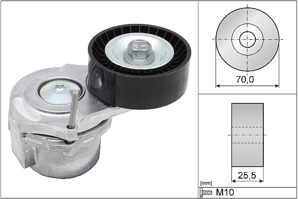 Tendeur, courroie trapézoïdale à nervures | INA