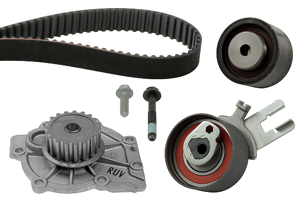 Pompe à eau + kit de courroie de distribution | INA