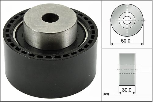 Image du produit pour Poulie renvoi/transmission, courroie de distribution