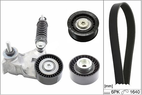 Image du produit pour Jeu de courroies trapézoïdales à nervures