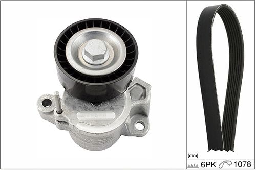 Image du produit pour Jeu de courroies trapézoïdales à nervures