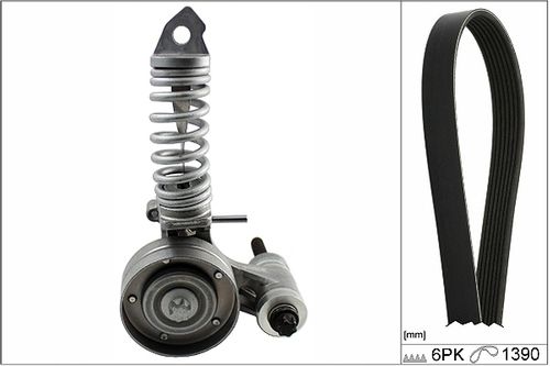 Image du produit pour Jeu de courroies trapézoïdales à nervures