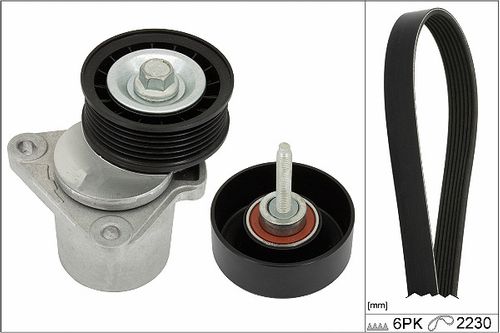 Image du produit pour Jeu de courroies trapézoïdales à nervures