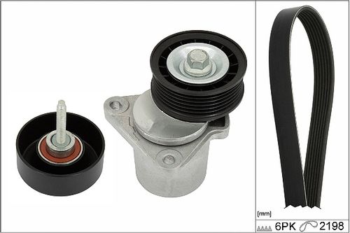 Image du produit pour Jeu de courroies trapézoïdales à nervures