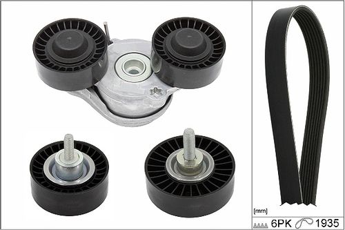 Image du produit pour Jeu de courroies trapézoïdales à nervures