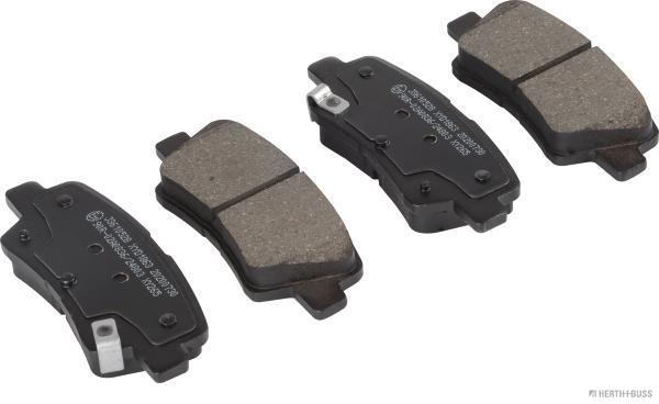 Jeu de 4 plaquettes de frein | HERTH+BUSS JAKOPARTS
