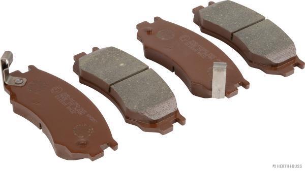 Jeu de 4 plaquettes de frein | HERTH+BUSS JAKOPARTS