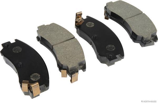 Jeu de 4 plaquettes de frein | HERTH+BUSS JAKOPARTS