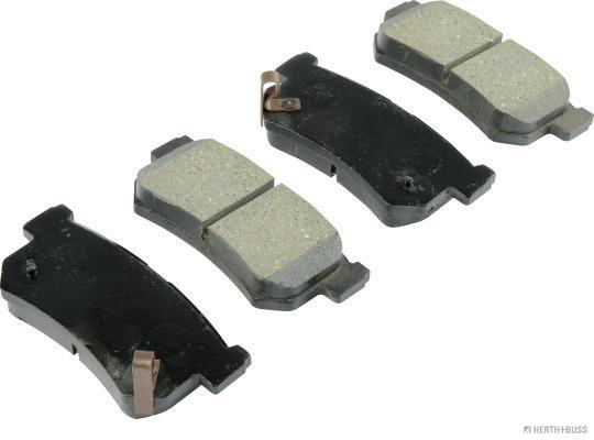 Jeu de 4 plaquettes de frein | HERTH+BUSS JAKOPARTS