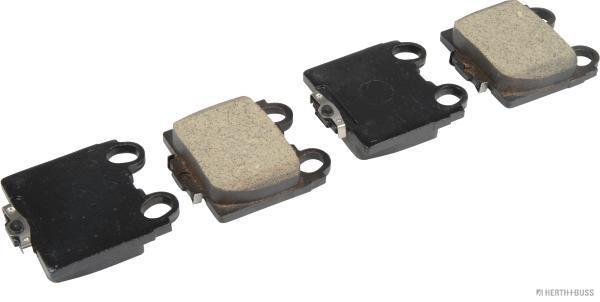 Jeu de 4 plaquettes de frein | HERTH+BUSS JAKOPARTS