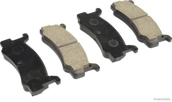 Jeu de 4 plaquettes de frein | HERTH+BUSS JAKOPARTS