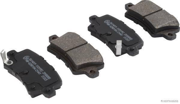 Jeu de 4 plaquettes de frein | HERTH+BUSS JAKOPARTS