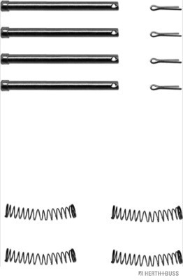 Kit d'accessoires, plaquette de frein à disque | HERTH+BUSS JAKOPARTS