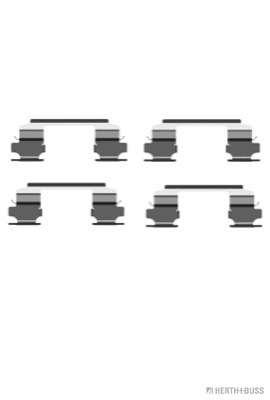 Kit d'accessoires, plaquette de frein à disque | HERTH+BUSS JAKOPARTS