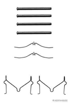 Kit d'accessoires, plaquette de frein à disque | HERTH+BUSS JAKOPARTS